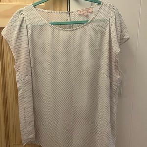 Never worn. Philosophy polka dot blouse